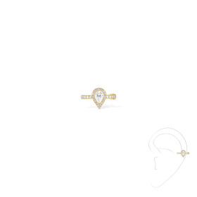 Gelbgold, Ohrringe, Messika Einzelner My Twin Ohrclip mittleres Ohr PS 10121-YG