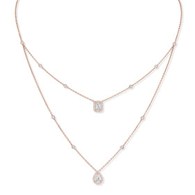         Roségold, Halsschmuck, Messika My Twin Halskette 12966-PG