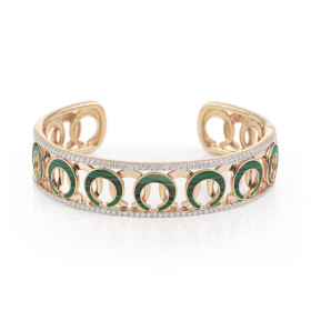Roségold, Armschmuck, Al Coro Mezzaluna Armreif NB1505MAWR