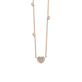 Roségold, Halsschmuck, Al Coro Palladio Collier C260R