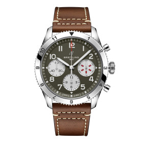 Unisex, Breitling Classic AVI Chronograph 42 Curtiss Warhawk A233802A1L1X1