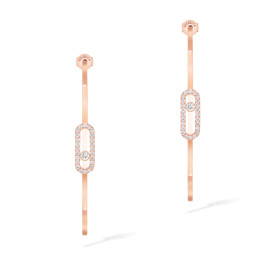 Roségold, Ohrringe, Messika Move Uno Creolen  12468-PG