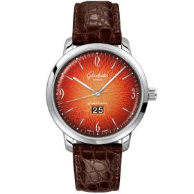 Unisex, Glashütte Original Vintage Sixties Panoramadatum 2-39-47-09-02-04