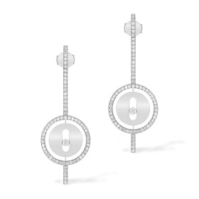         Weißgold, Ohrringe, Messika Lucky Move Arrow Ohrring 07516-WG