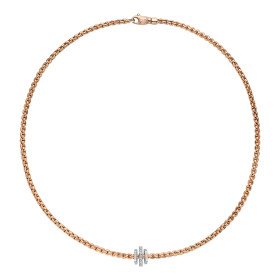 Weißgold, Halsschmuck, FOPE Eka Tiny Halskette 75401CX_BB_R_BBB_043