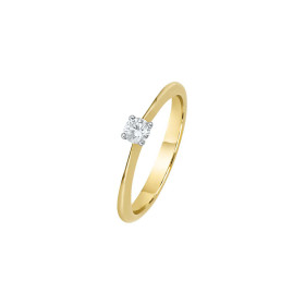 Gelbgold, Ringe, Juwelier Jasper Schmuck Solitär-Brillantring 001.126994