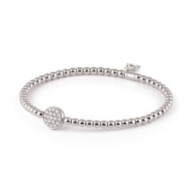Weißgold, Armschmuck, Al Coro Stretchy Armband A150W