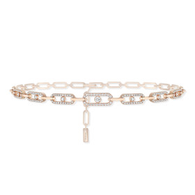         Roségold, Halsschmuck, Messika Move Uno Multi-Choker Kette 12010-PG