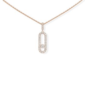 Roségold, Halsschmuck, Messika Move Uno GM Kette  12058-PG