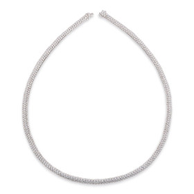 Weißgold, Halsschmuck, Al Coro Dolce Vita Collier TN119W42
