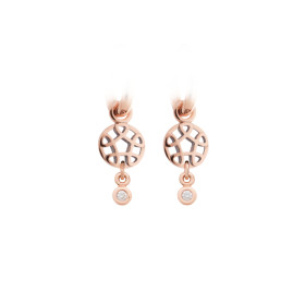         Roségold, Ohrringe, Bron Toujours Ajour Ohrschmuck 8OR4840BR