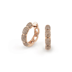 Roségold, Ohrringe, Al Coro La Piazza Ohrringe NE305BDR