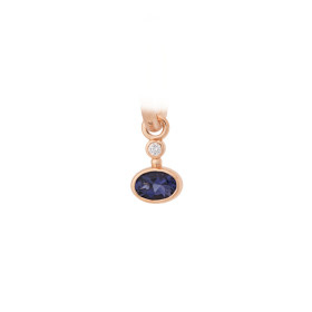 Roségold, Ohrringe, Bron Sushi Einhänger  8OR4873BRIO
