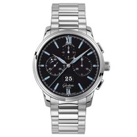 Unisex, Glashütte Original Senator Chronograph Panoramadatum 1-37-01-03-02-71