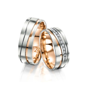 Weißgold, Ringe, Meister Trauringe Phantastics 112.8962.01/112.8962.00-RW