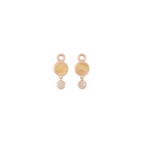 Roségold, Ohrringe, Bron Sushi Einhänger 8OR4861CICBR