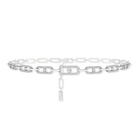         Weißgold, Halsschmuck, Messika Move Uno Multi-Choker Kette 12010-WG