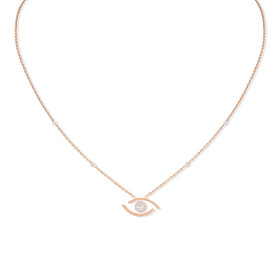        Roségold, Halsschmuck, Messika Lucky Eye Halskette 07524-PG