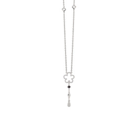 Weißgold, Halsschmuck, Al Coro Goccia Collier C363WW