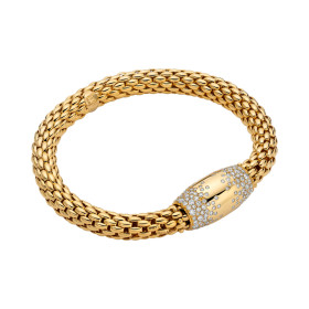         Gelbgold, Armschmuck, FOPE Love Nest Flex'it Armband 45314BX_BB_G_XGX_0XS