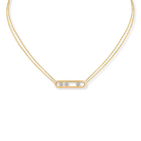 Gelbgold, Halsschmuck, Messika Move Classique Halskette 03997-YG