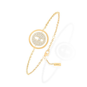 Gelbgold, Armschmuck, Messika Lucky Move Pavé PM Armband 07541-YG