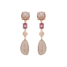 Roségold, Ohrringe, Bron Catch Ohrschmuck 8OR4890MGSPCBRMG