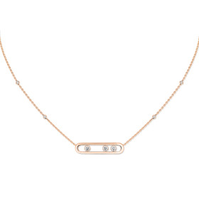         Roségold, Halsschmuck, Messika Move Classique Halskette 03997-PG