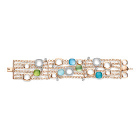 Roségold, Armschmuck, Bigli Mini Sweety Armband 20A39RWbdia_17,5