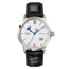 Unisex, Glashütte Original Senator Excellence 
Panoramadatum Mondphase 1-36-04-01-02-01