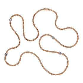 Weißgold, Halsschmuck, FOPE Prima langes Collier 74108C4_BB_R_BBB_080