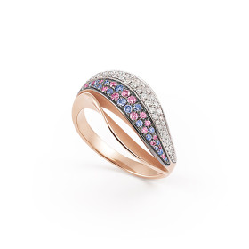 Weißgold, Ringe, Annamaria Cammilli Velaa Color Ring GAN3299V08P
