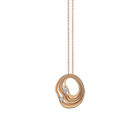 Roségold, Halsschmuck, Annamaria Cammilli Dune Precious Halskette  GPE2709J