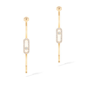 Gelbgold, Ohrringe, Messika Move Uno Creolen  12468-YG