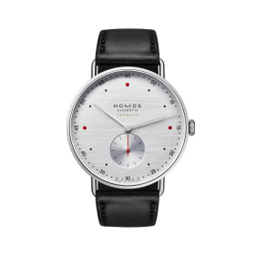 Unisex, NOMOS Glashütte Metro neomatik 39 silvercut 1114