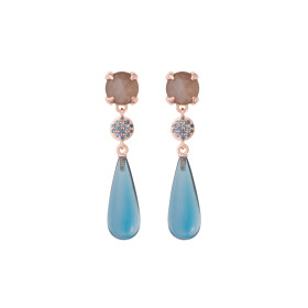 Roségold, Ohrringe, Bron Catch Ohrschmuck 8OR4858MGBNKTLD