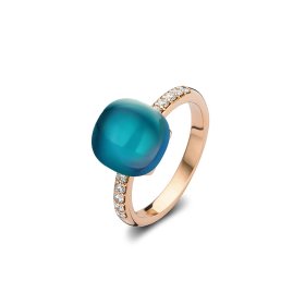 Roségold, Ringe, Bigli Mini Sweety Ring 20R93Rlobmpdia
