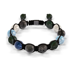 Weißgold, Armschmuck, Shamballa Jewels Braided Armband D182768-L