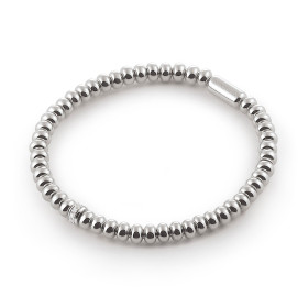 Weißgold, Armschmuck, Al Coro Stretchy Armband A390W