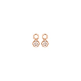 Roségold, Ohrringe, Bron Stardust Einhänger 8OR4817BR
