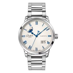 Unisex, Glashütte Original Senator Excellence Panoramadatum Mondphase 1-36-24-05-02-71