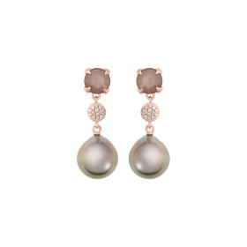         Roségold, Ohrringe, Bron Catch Ohrschmuck 8OR4858MGBCBRTHD12