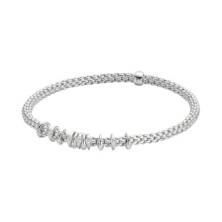 Weißgold, Armschmuck, FOPE Prima Flex'it Armband, Ref: 74708BX_BB_B_XBX_0XS