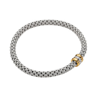 Weißgold, Armschmuck, FOPE Solo Flex'it Armband, Ref: 62106BX_BB_B_GBG_00L