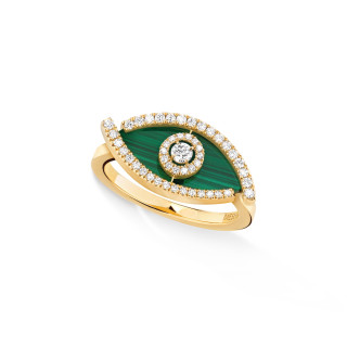Gelbgold, Ringe, Messika Lucky Eye Malachit Ring, Ref: 12954-YG