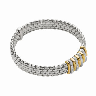 Weißgold, Armschmuck, FOPE Panorama Flex'it Armband, Ref: 58804BX_BB_B_GBX_00M
