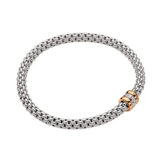 Weißgold, Armschmuck, FOPE Solo Flex'it Armband, Ref: 62106BX_BB_B_RBR_00S