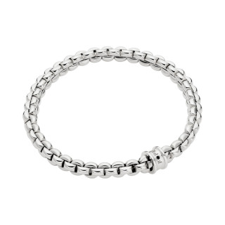 Weißgold, Armschmuck, FOPE Eka Flex'it Armband, Ref: 01M10BX_BN_B_XBX_0XS