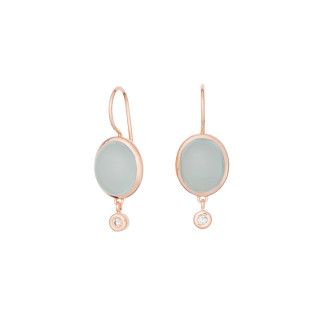 Roségold, Ohrringe, Bron Sushi Ohrschmuck, Ref: 8OR4862AQCBR