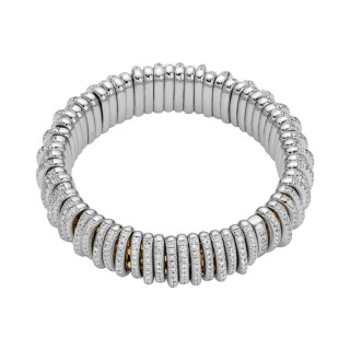 Weißgold, Armschmuck, FOPE Eka Flex'it Armband mit Diamantpavé, Ref: 58904BX_PB_G_XBX_0XL